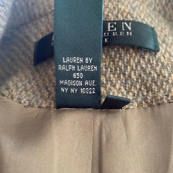 RARE🔥RALPH Lauren sz 2P vintage tweed English riding Style wool blend 3 button - Picture 9 of 9